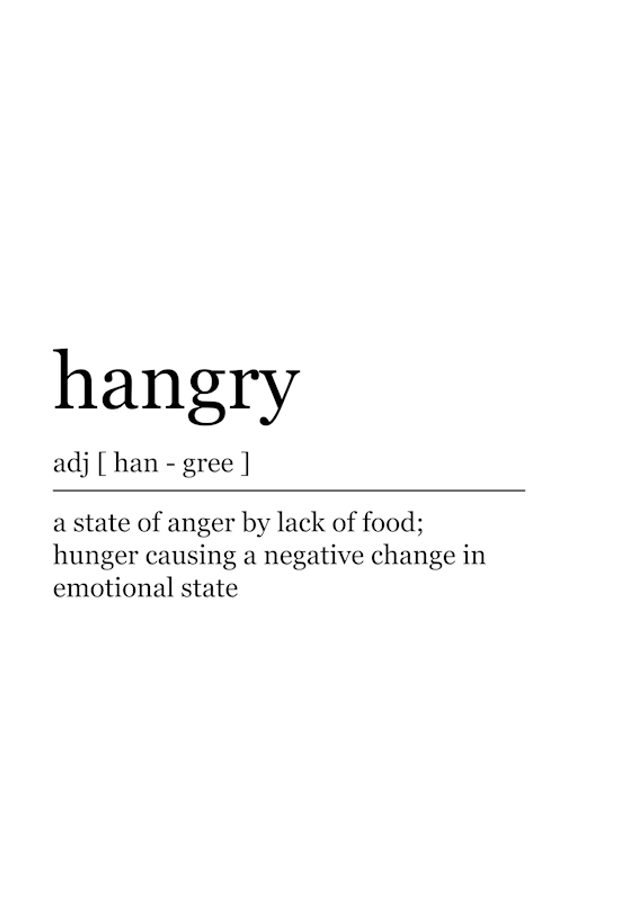 Hangry Poster