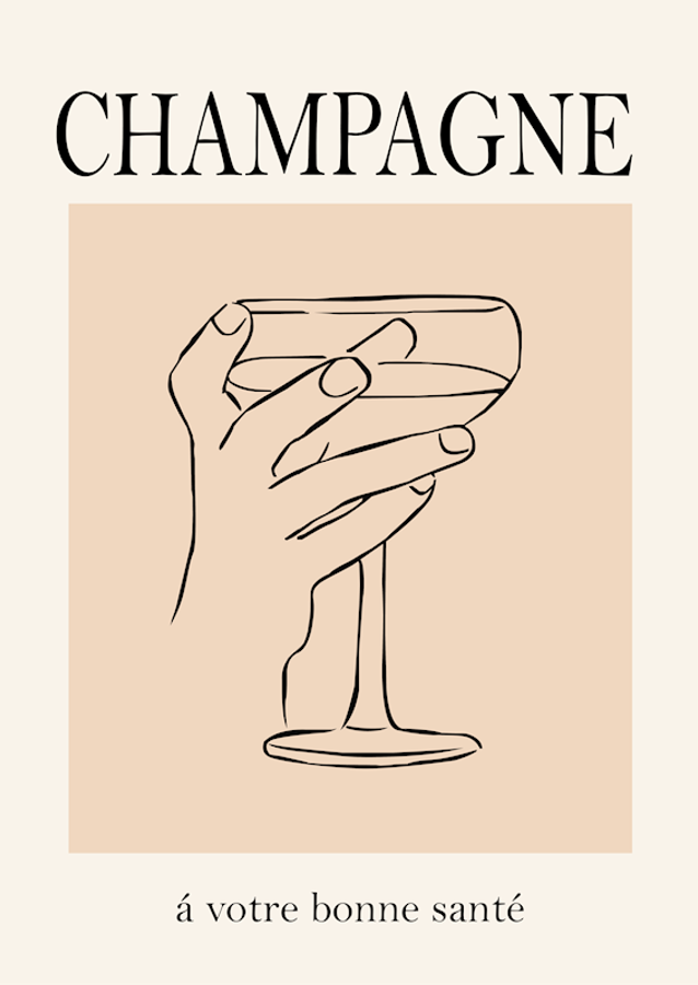 Champagne Poster