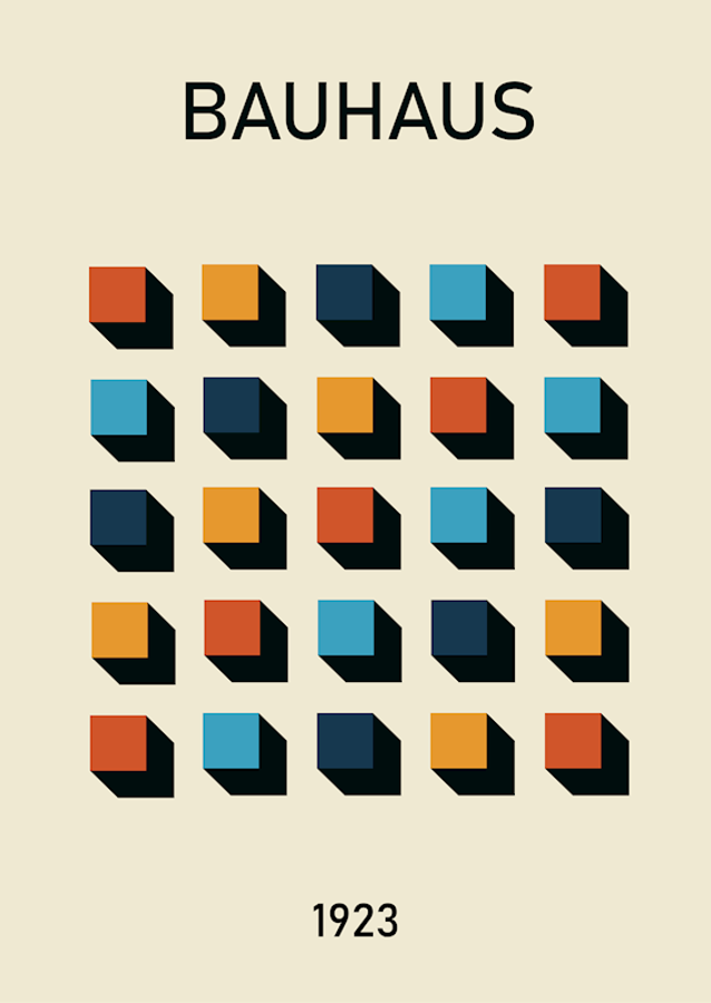 Plakát Bauhaus 1923