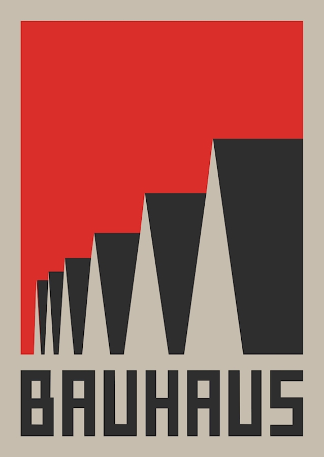 Plakát domu Bauhaus