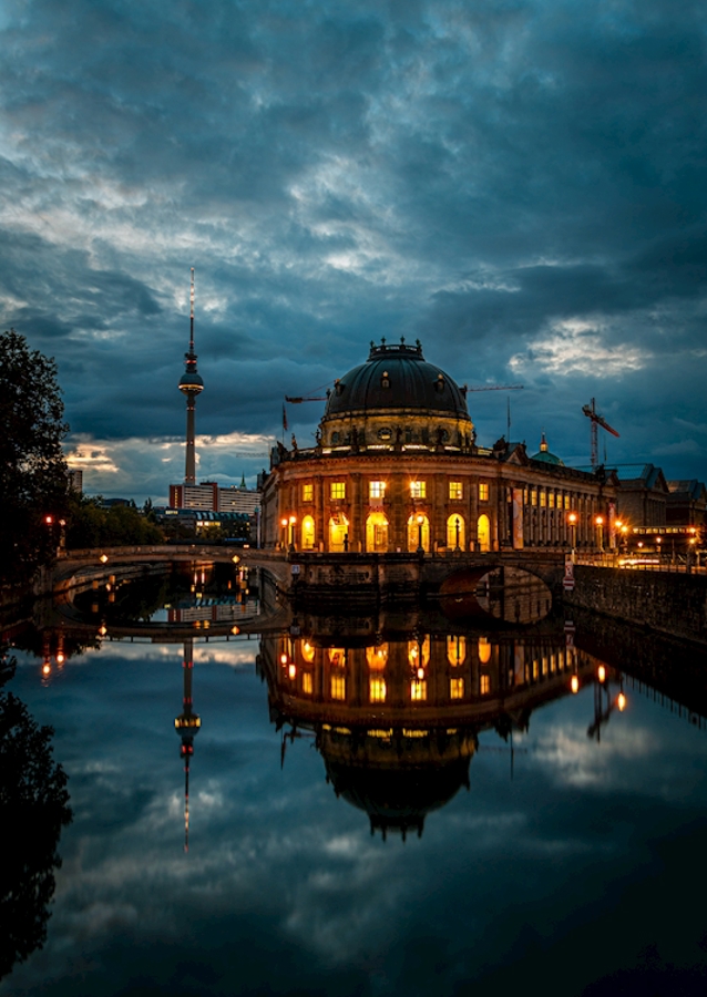 Blaue Stunde am Bode Museum