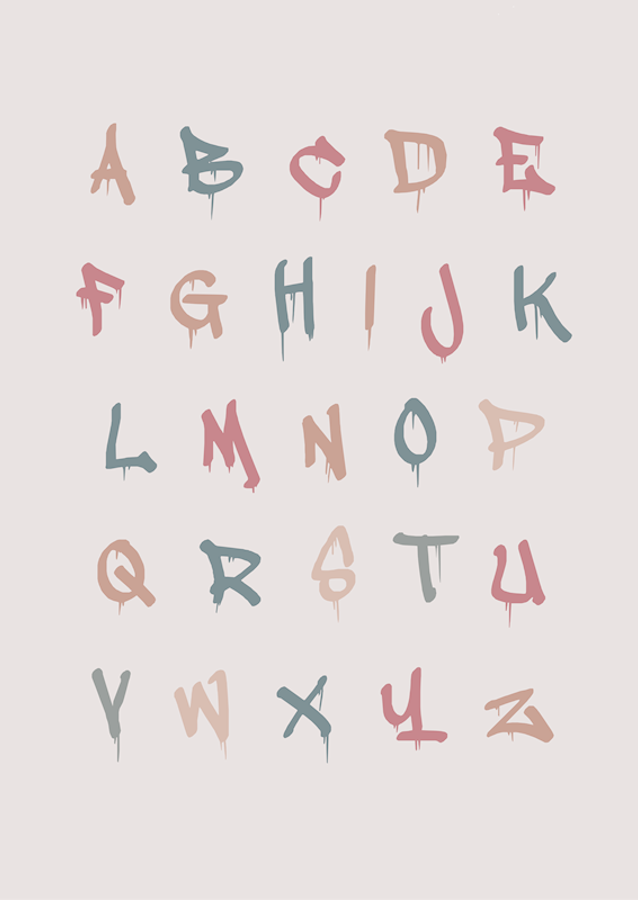 Alphabet Poster