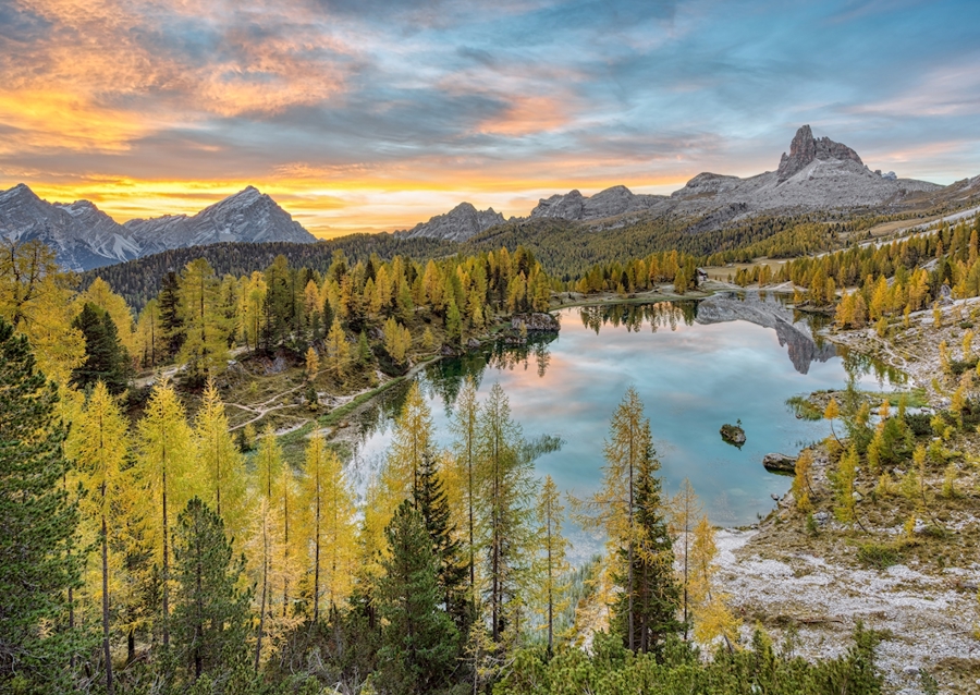 Lago Federa in the Dolomites