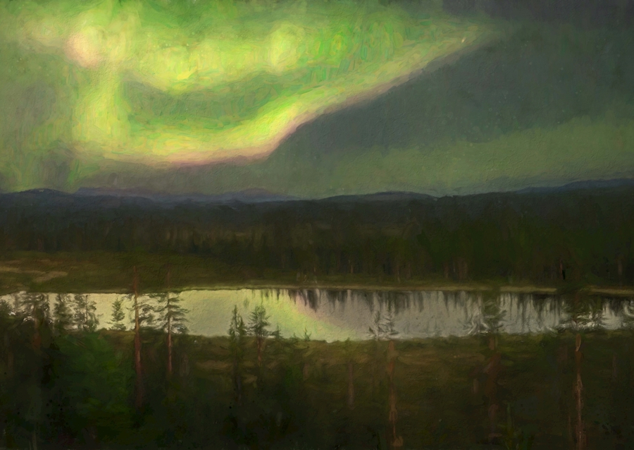 La aurora boreal de Sonfjället