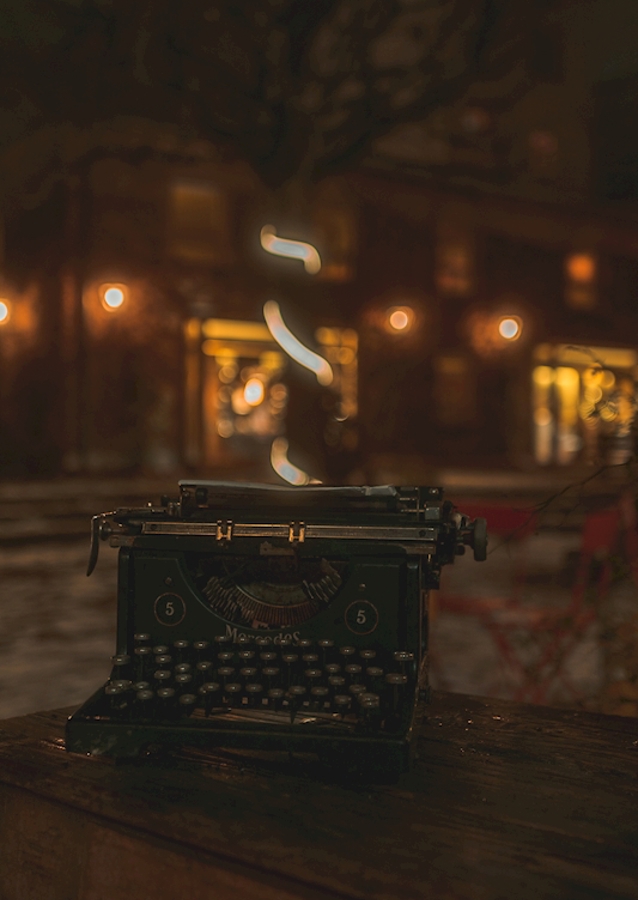 Antike Schreibmaschine