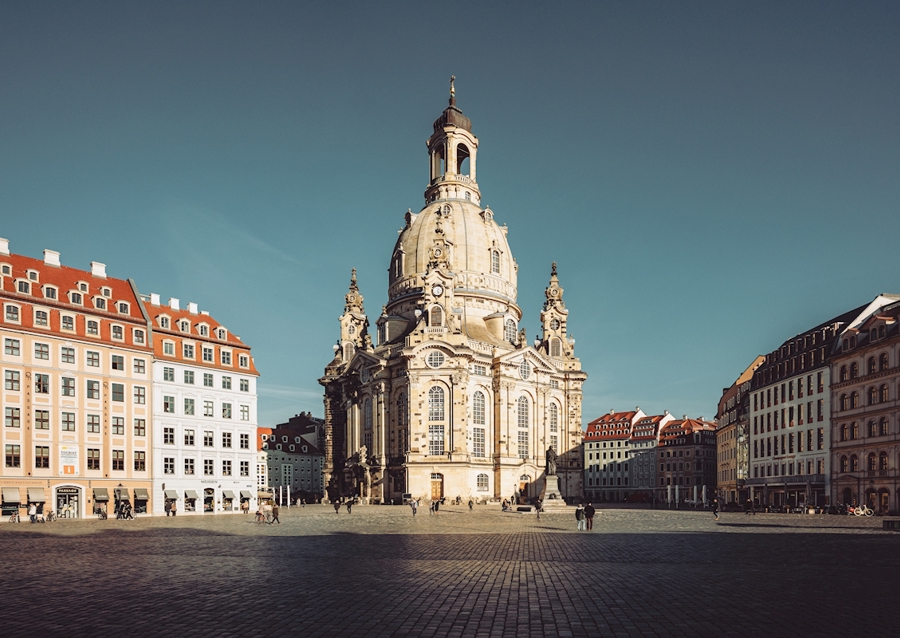 the Frauenkirche in Dresden