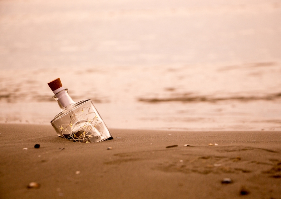 message in a bottle 