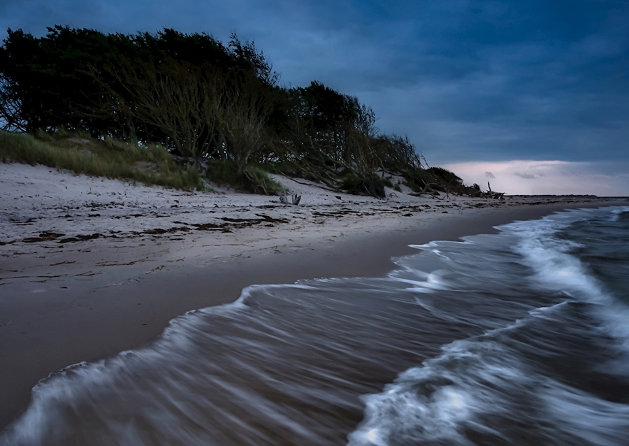 stormy baltic sea