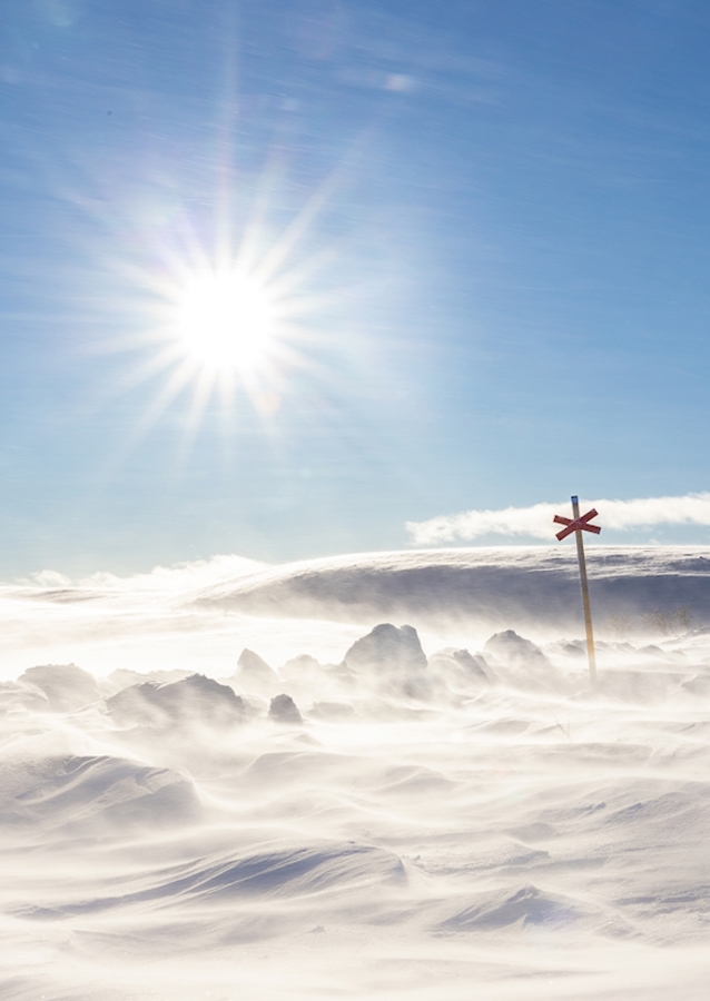 A Ramundberget hegycsúcsa