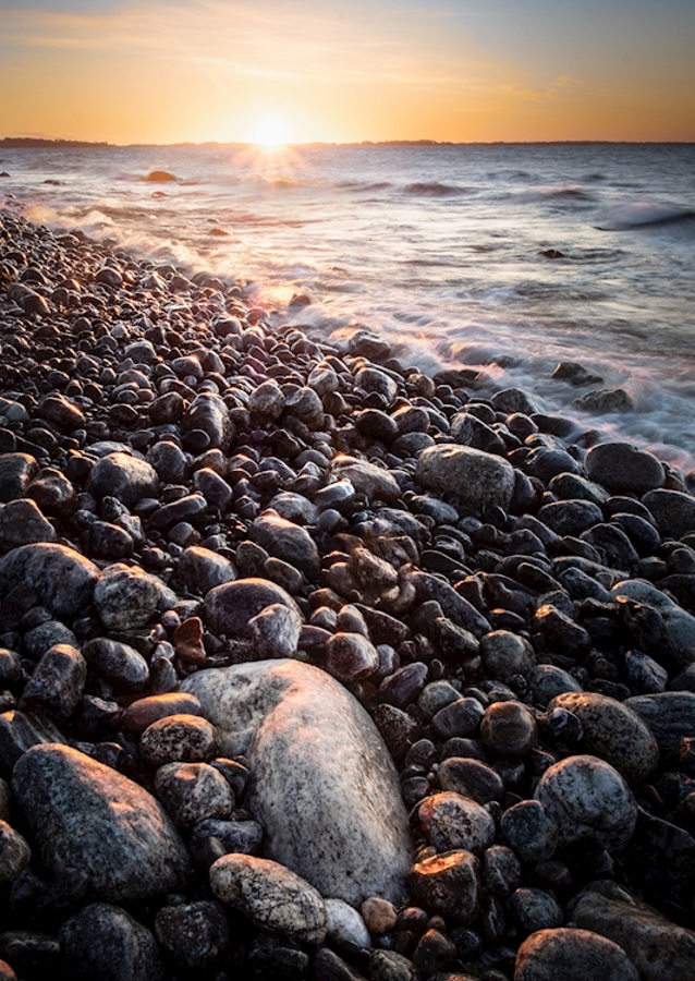 Ranní slunce u moře