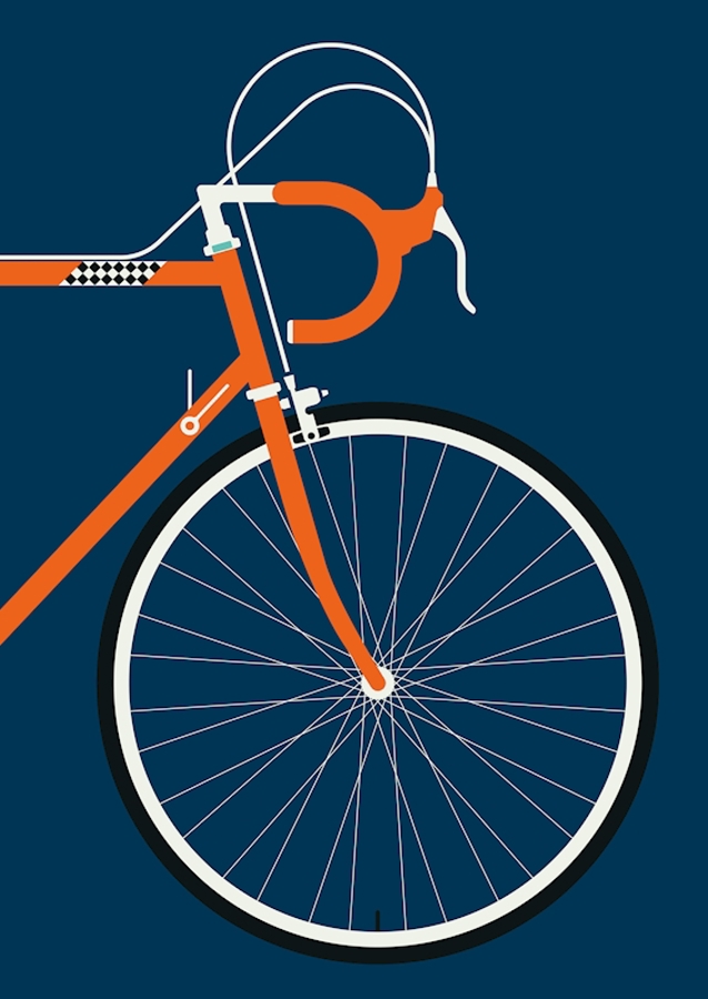 Schwedisches Rennrad - vorne