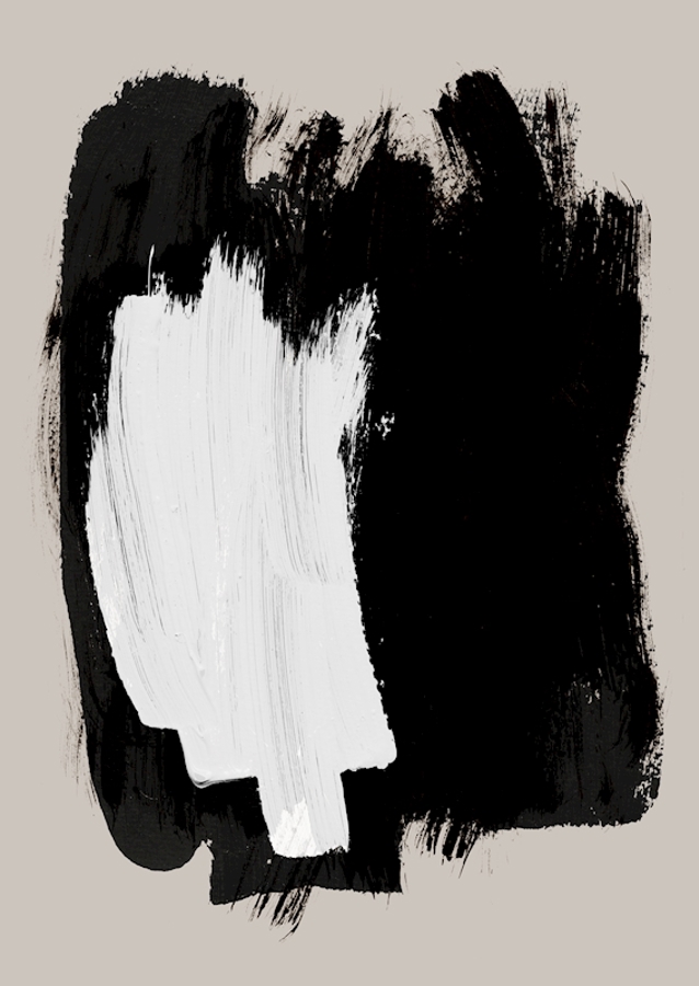 Abstracte penseelstreken 16