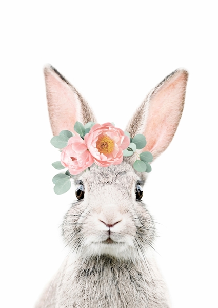 Poster: Boho Bunny - Kathrin Pienaar