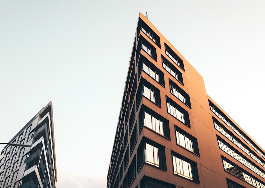 High-rise buildings in Hamburg