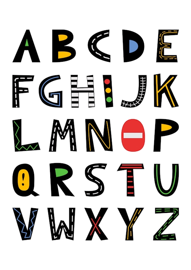 Alphabet poster