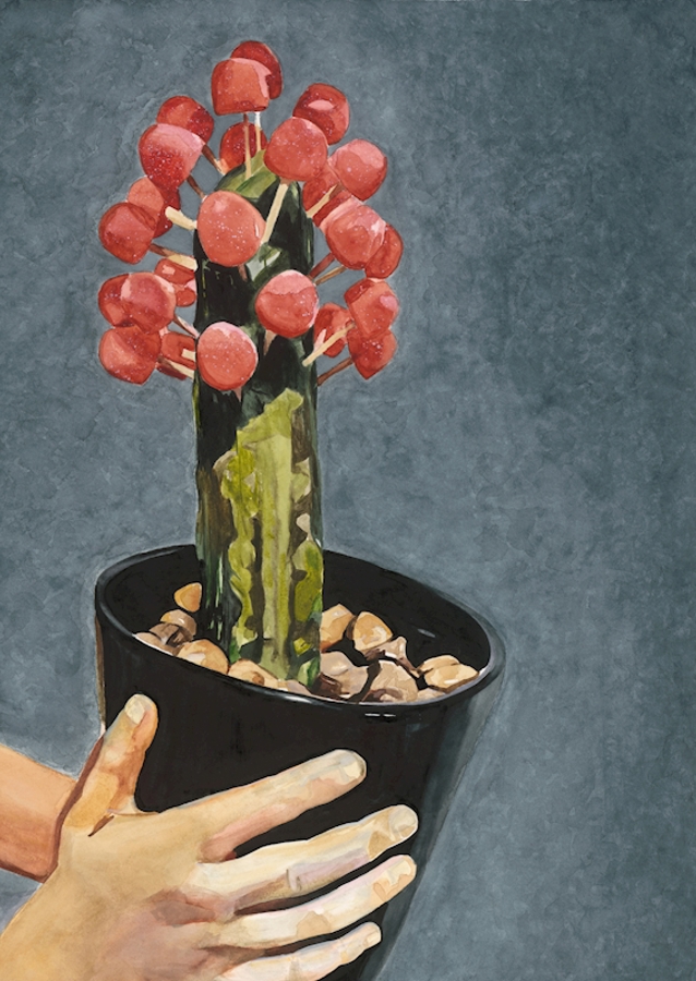 I stedet for en blomst