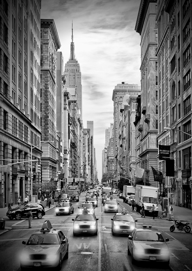 NYC 5th Avenue Verkehr