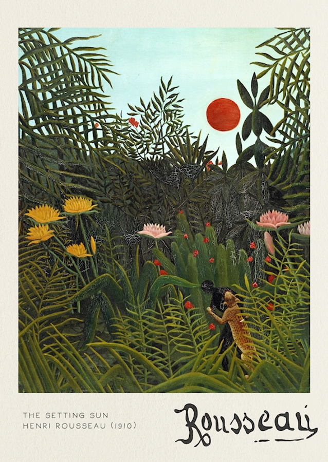 El sol poniente - H Rousseau