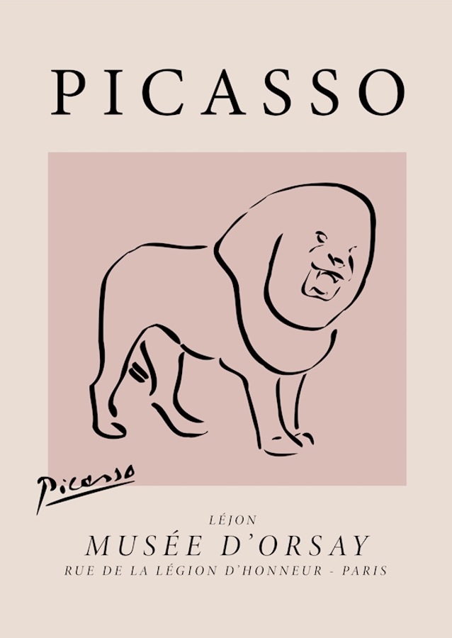 Plakát Picassa Lejona