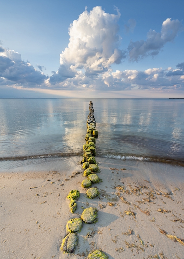 Groyne on the Baltic Sea