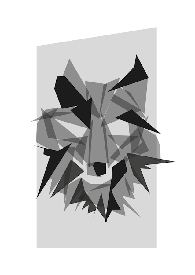 The fox is trotting across the