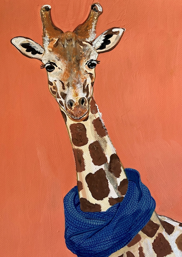 La jirafa con el pañuelo 