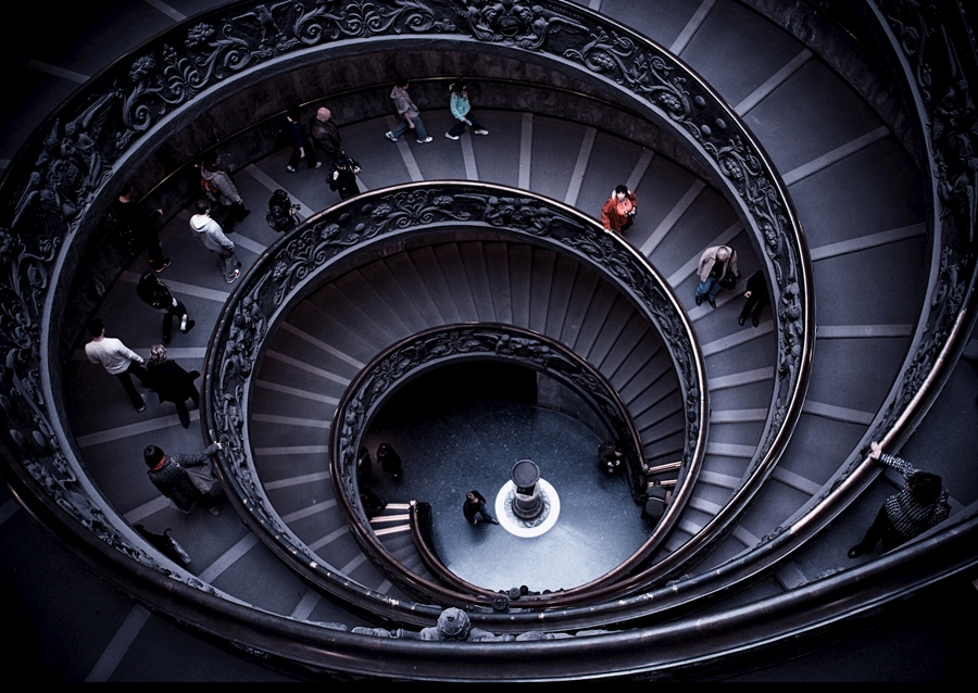 Beneden in het Vaticaan