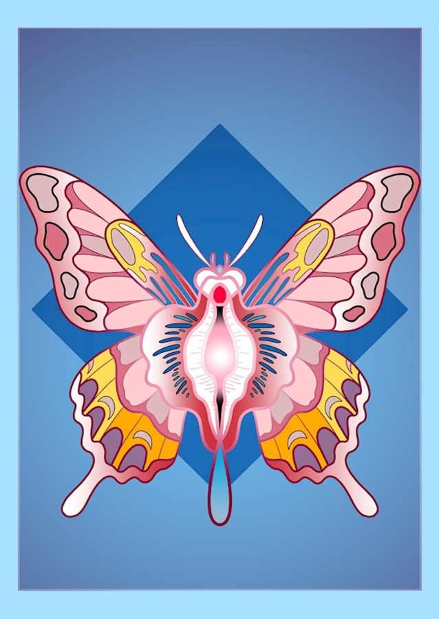 Schmetterling mit Biss 