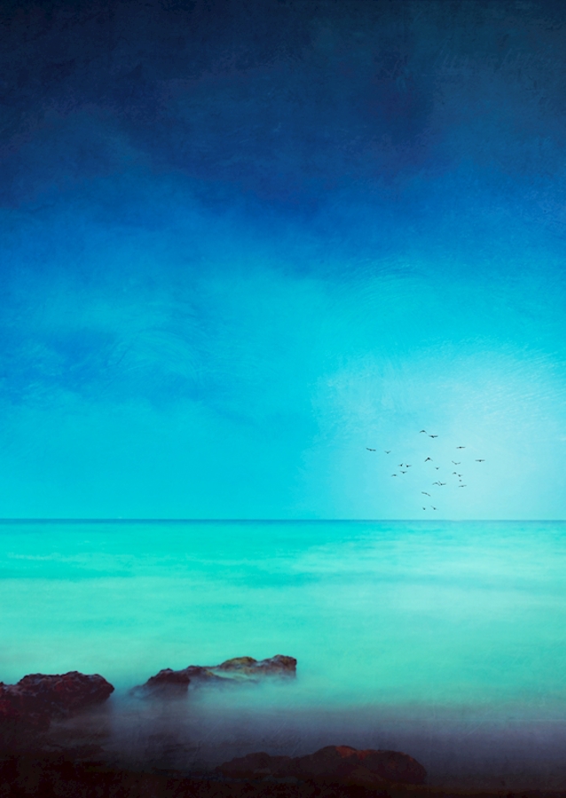 Méditerranée en bleu