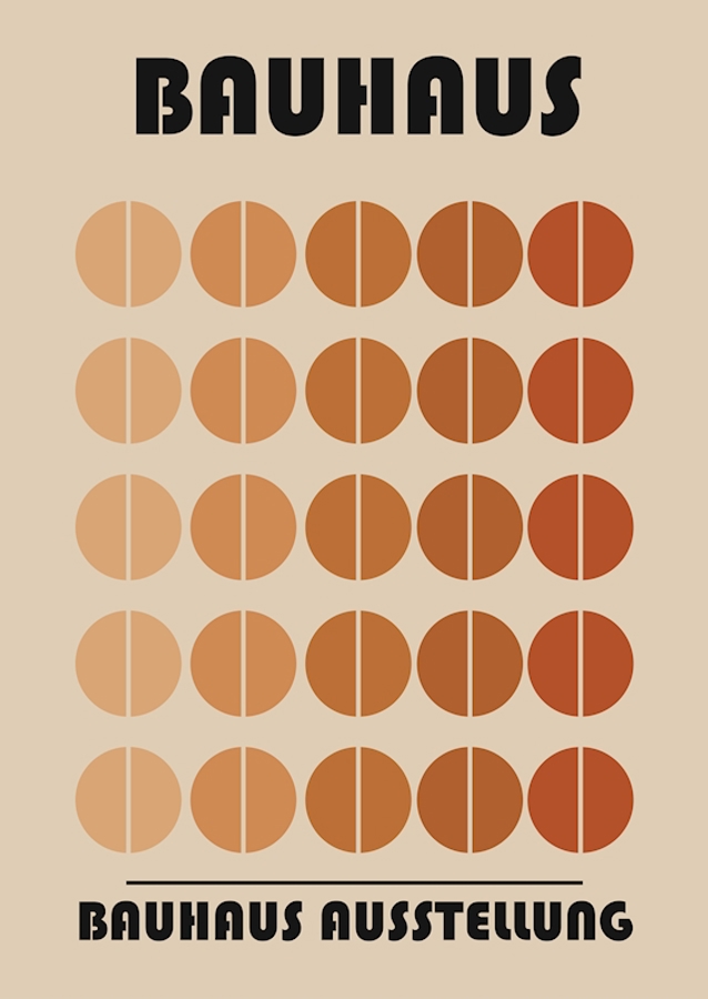 Locandina della mostra Bauhaus