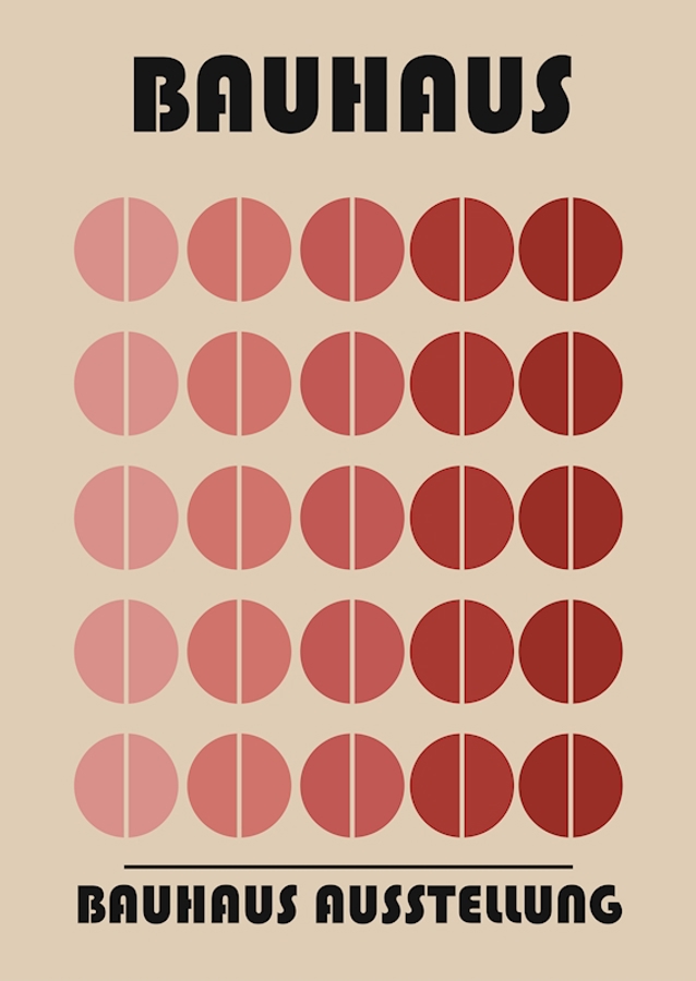 Locandina della mostra Bauhaus