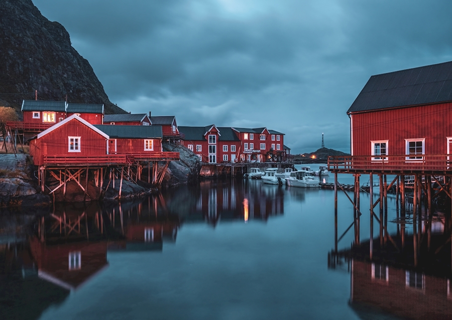 A i Lofoten in Norvegia