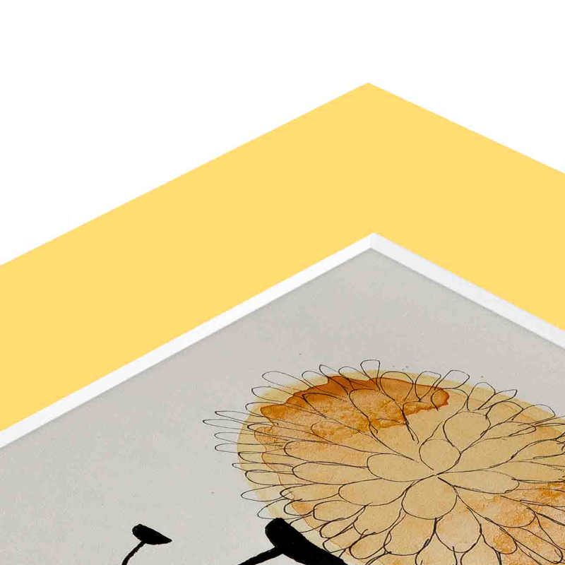 Yellow mat