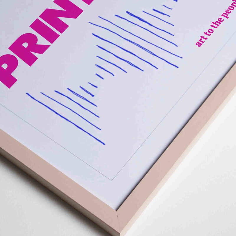 • Swedish wooden frames • Thin profile that emphasizes the art